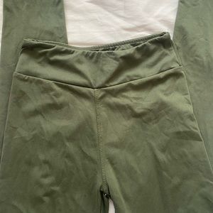 army green lularoe leggings size xs-xxs
